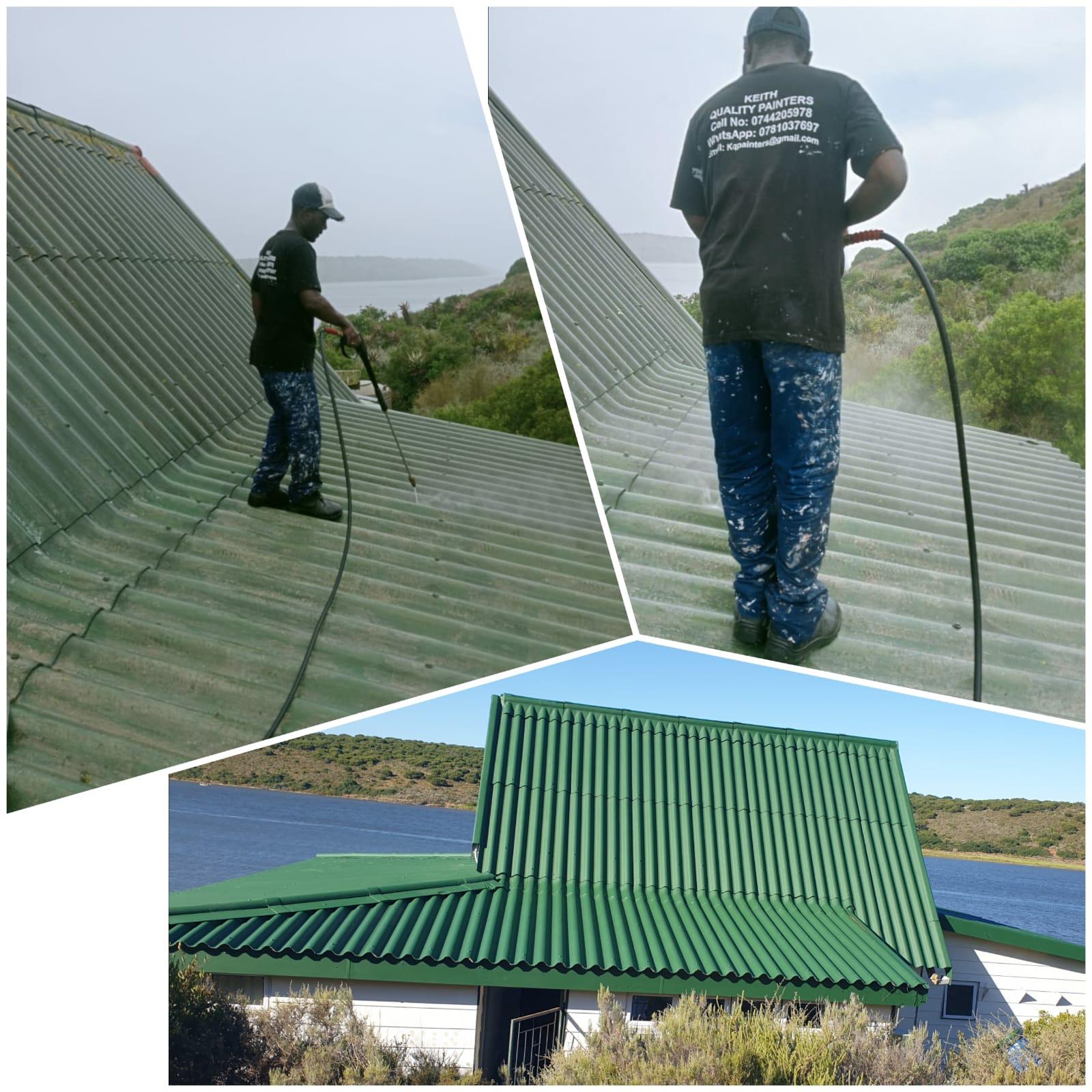 Roof washing project by Keith Quality